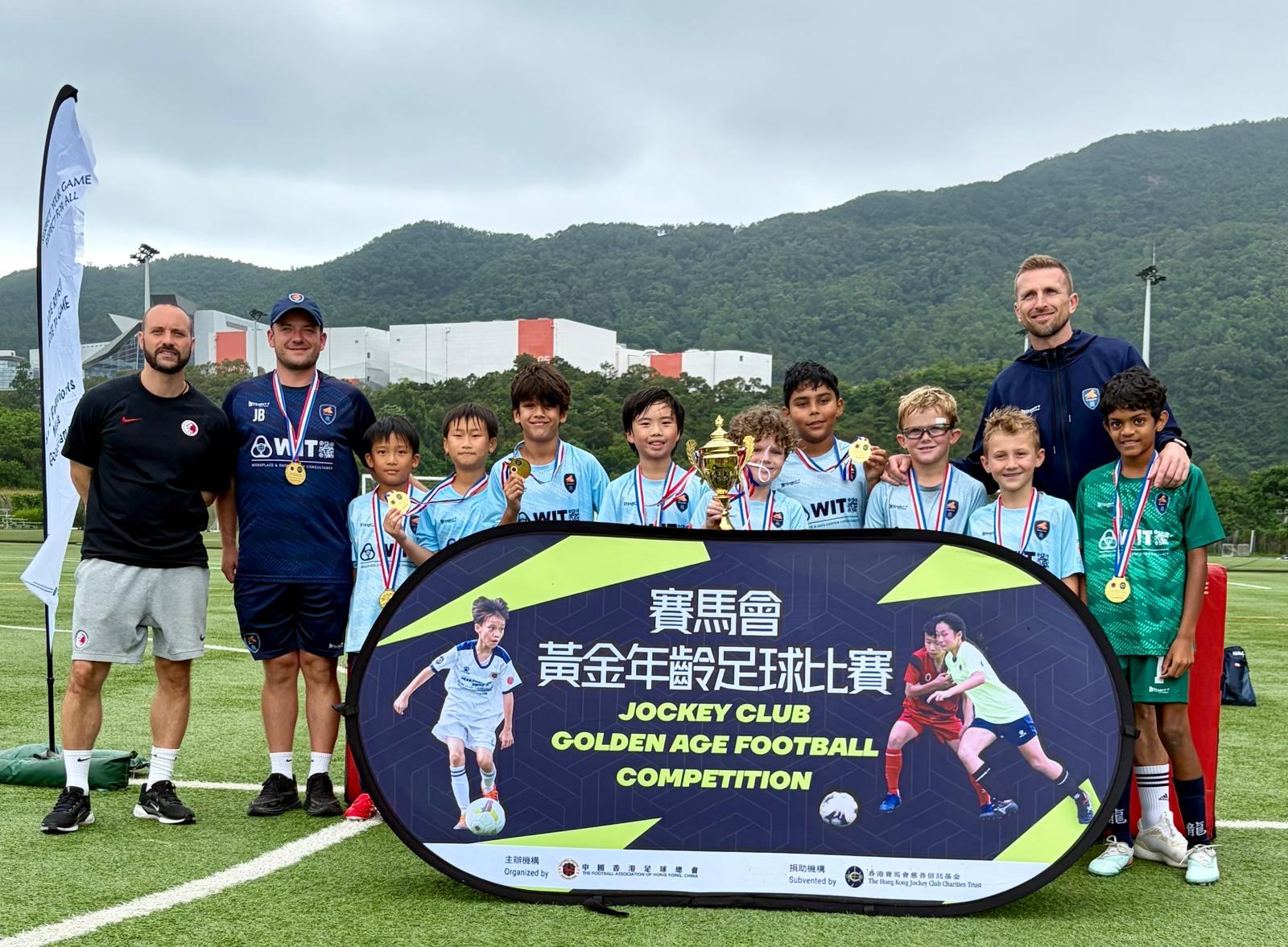 Dragons players and coaches at the Jockey Club Golden Age competition